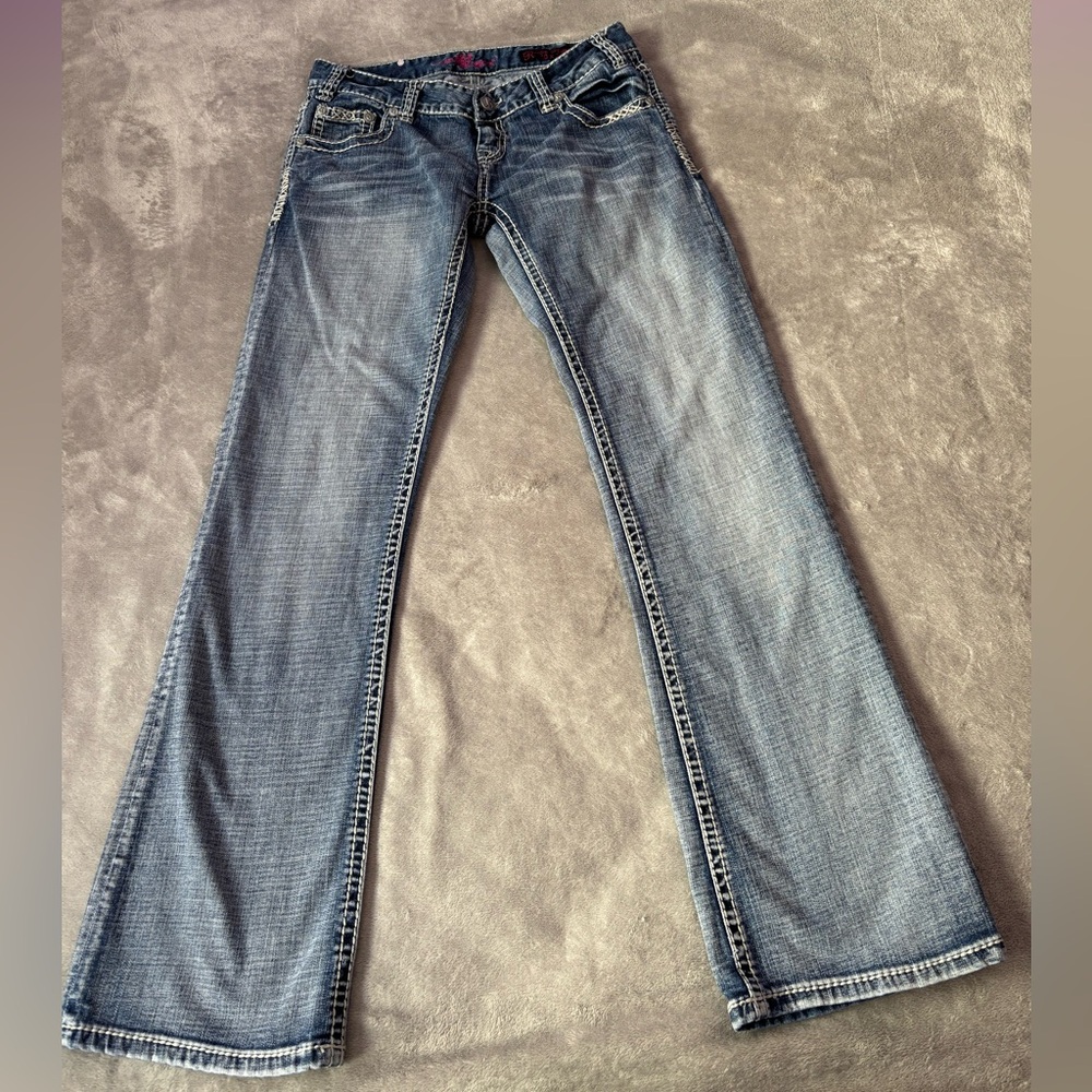 Rock & Roll cow Blue Denim Women's Jeans